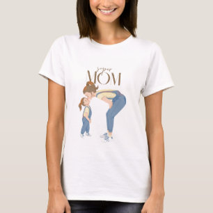 camiseta super mamãe dia das mães gráfico