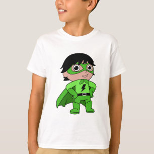 Camiseta Super Menino Herói de Ação