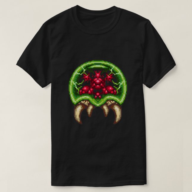 Camiseta Super Metroid - Giant Metroid Essential (Frente do Design)