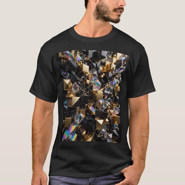 Camiseta Super Mosaico de Cristal 3D (Frente)