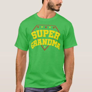 Camiseta Super Nonna Presente Sobrinha Neto Melhor Avó