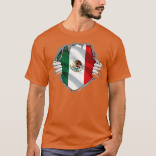 Camiseta Super Orgulho do Patrimônio Mexicano Bandeira das