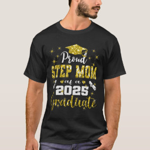 Camiseta Super Orgulhosa Madrasta Graduada de 2025 Graduaçã