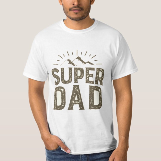 Camiseta Super Pai (Frente)