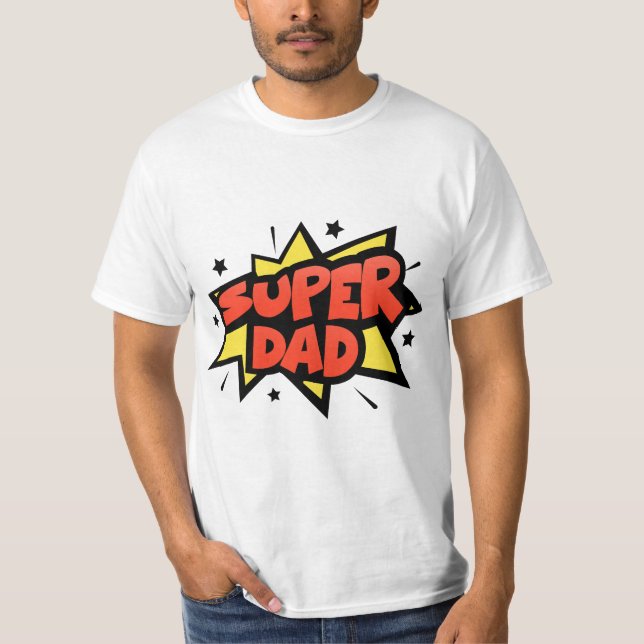 Camiseta Super Pai (Frente)