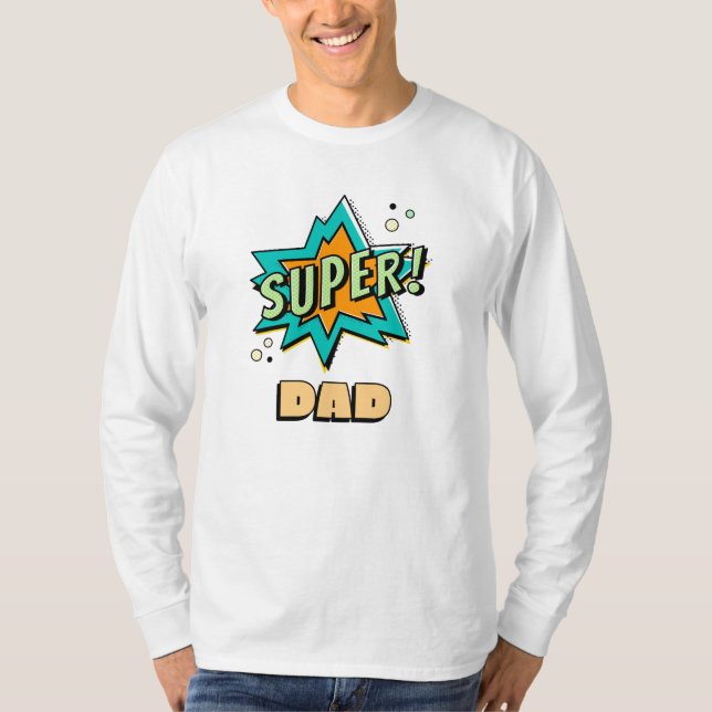 Camiseta Super Pai (Frente)