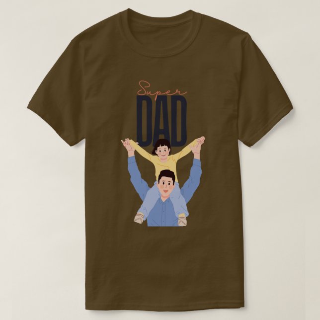 Camiseta Super pai 2 (Frente do Design)