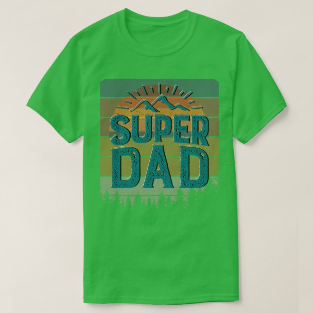 Camiseta super pai 4 (Frente do Design)