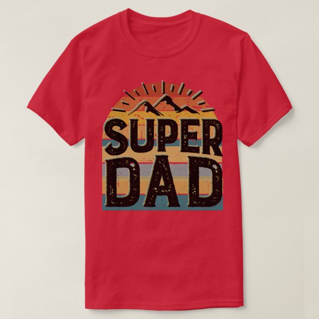 Camiseta super pai 5 (Frente do Design)
