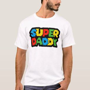 Camiseta Super Pai Gamer Dia dos Pais - Estilo Retrô