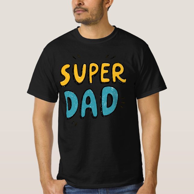 Camiseta Super Pai Hero Tee - O Último Dia do Pai (Frente)