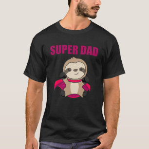 Camiseta Super Pai Herói Engraçado Slony Pai Padre