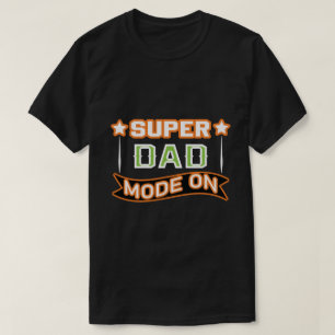 Camiseta Super Pai Modo Ativado – Presente Engraça