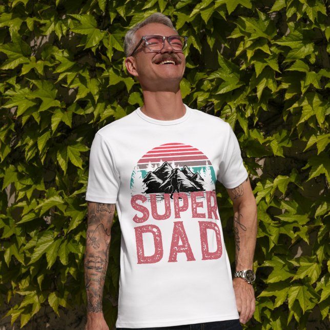 Camiseta Super Pai O Homem O Mito A Lenda Dotada (Super Dad The Man The Myth The Legend T-Shirt Gift)