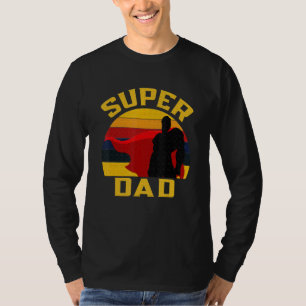Camiseta Super Pai Padre Super Herói E Melhor Marido F