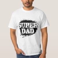Camiseta Super pai para Dia de os pais