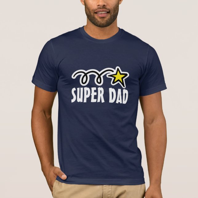 Camiseta Super Pai - Presente para o melhor pai (Frente)