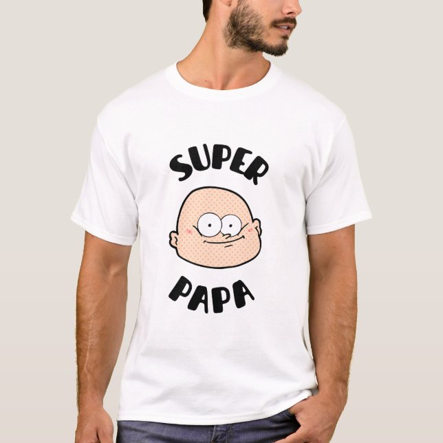 Camiseta Super papa (Frente)