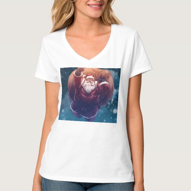 Camiseta Super Papais noeis (Frente)