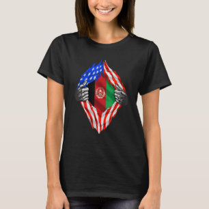 Camiseta Super Patrimônio Afegão Raízes Afeganistão Bandeir