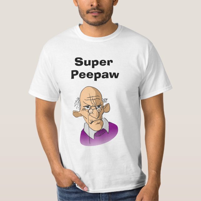 Camiseta Super Peepaw com aulas (Frente)