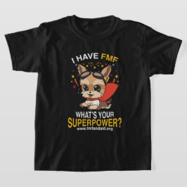 Camiseta Super-poder preto FMF para jovens