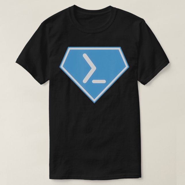Camiseta Super potência do Powershell (Frente do Design)