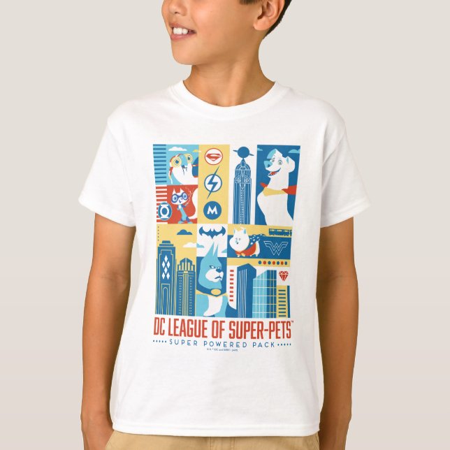 Camiseta Super Powered Pack Art Deco Metropolis (Frente)