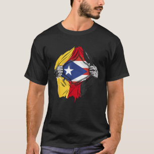 Camiseta Super Puerto Rican Germany Heritage Orud R