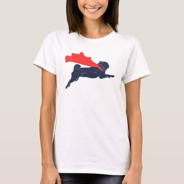 Camiseta Super Pug T-shirt (Frente)
