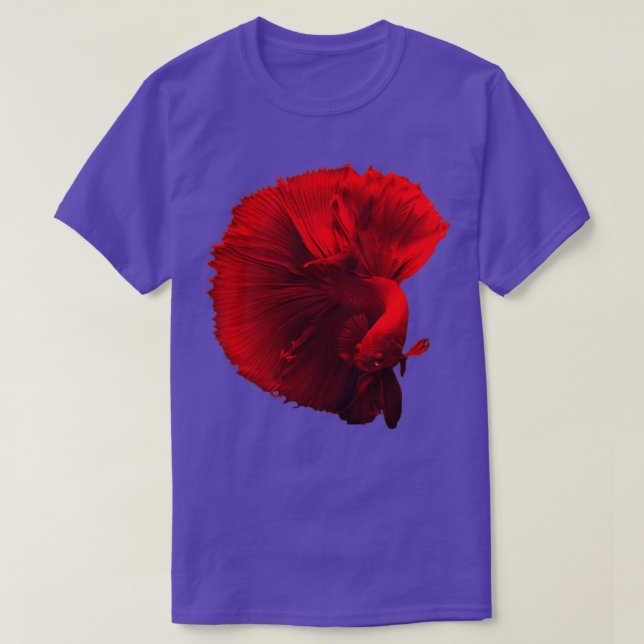 Camiseta Super Red Betta Fish (Frente do Design)