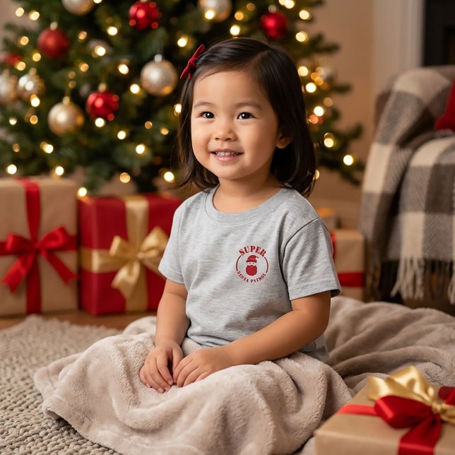 Camiseta Super Santa Ajudante Natal (Criador carregado)