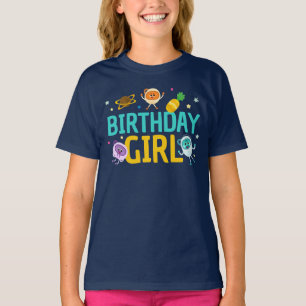 Camiseta Super Simples Bumble Nums Space Birthday