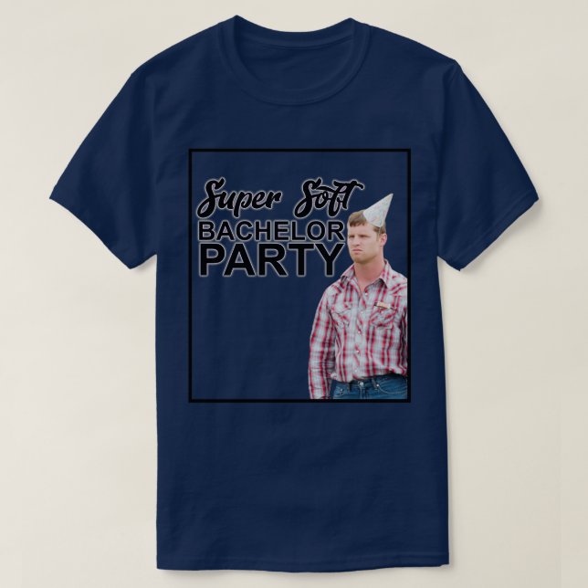 Camiseta Super Soft Bachelor Party (Frente do Design)