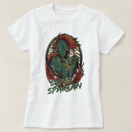 Camiseta Super Spartan Warrior Helmet Ancient Greek Vintage