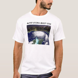 Camiseta Super storm Sandy 2012_