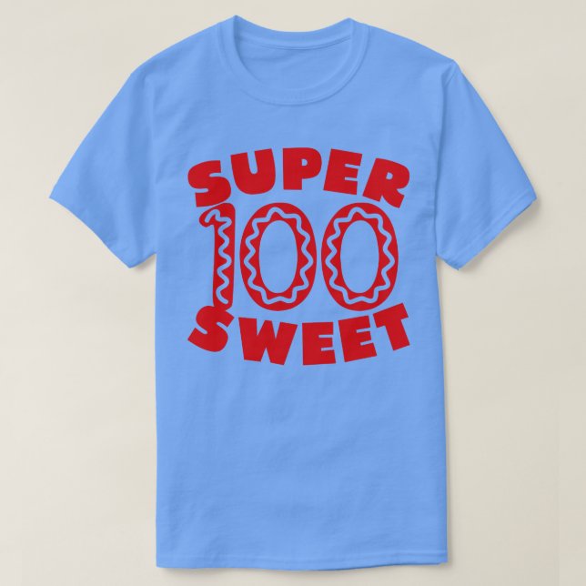 Camiseta Super Sweet 100 Birthday Iching (Frente do Design)