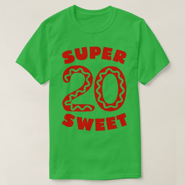 Camiseta Super Sweet 20 Rosquinha 1 (Frente do Design)