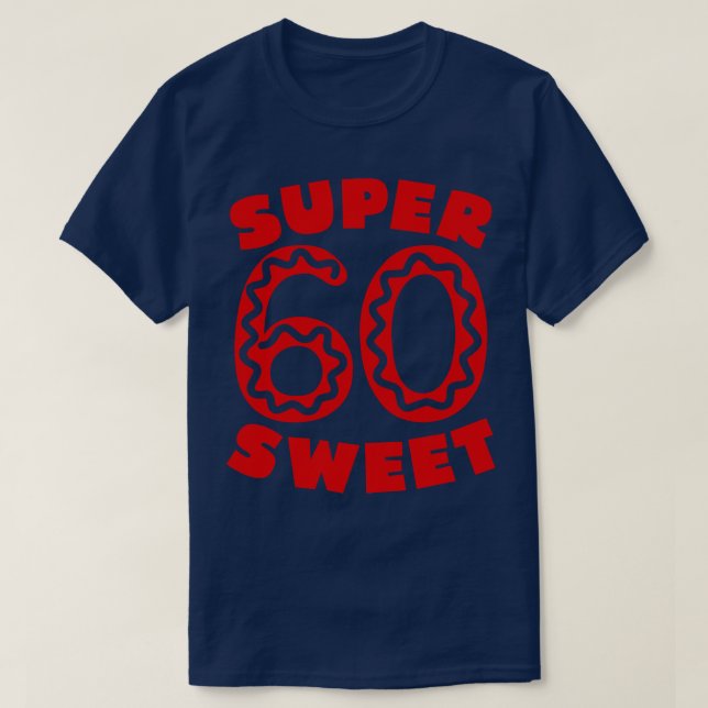 Camiseta Super Sweet 60 Cherry Rosquinha (Frente do Design)