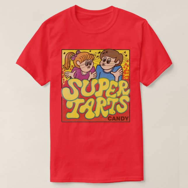 Camiseta Super Tarts Candy (Frente do Design)
