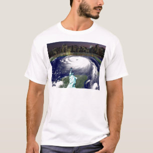 Camiseta Super Tempestade Sandy 2012,Olho do furacão_