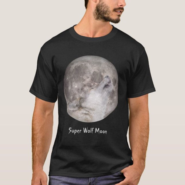 Camiseta Super Wolf Moon (Frente)