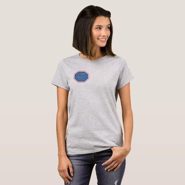 Camiseta SuperAger feminina (Frente Completa)