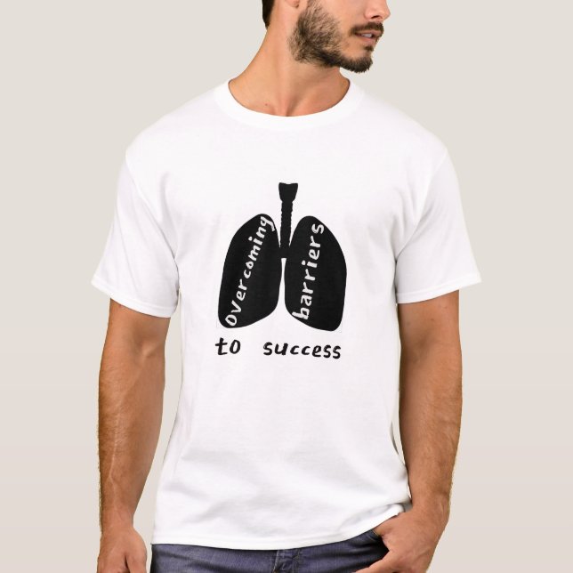 Camiseta superar barreiras para o sucesso 2025 (Frente)