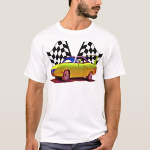 Camiseta Superbird e bandeiras transversais