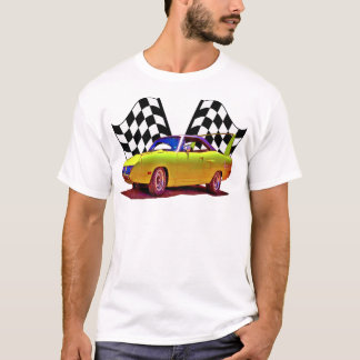 Camiseta Superbird e bandeiras transversais