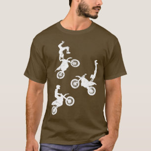 Camiseta Supercross Dirt Bike Stunes Bike Wheelie