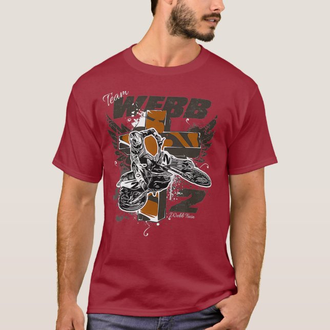 Camiseta Supercross e Motocross Christian Cross (Frente)