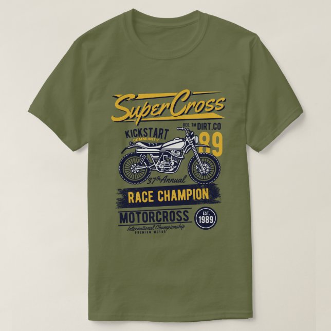 Camiseta SuperCross Men (Frente do Design)