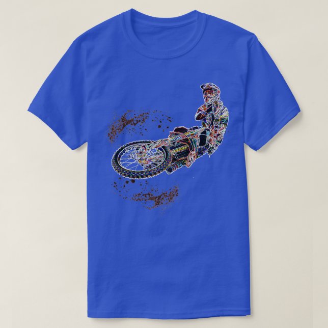 Camiseta Supercross Motocross Enduro FMX Brap Dirt Rid (Frente do Design)